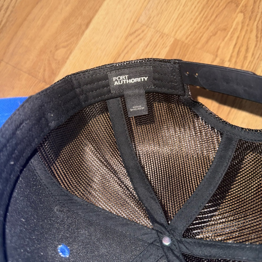 Kraft Mac & cheese Authority Blue and Black Trucker Hat - Picture 6 of 6